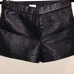 Faux Leather Shorts